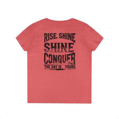 Women's V Neck-Strength in Motion