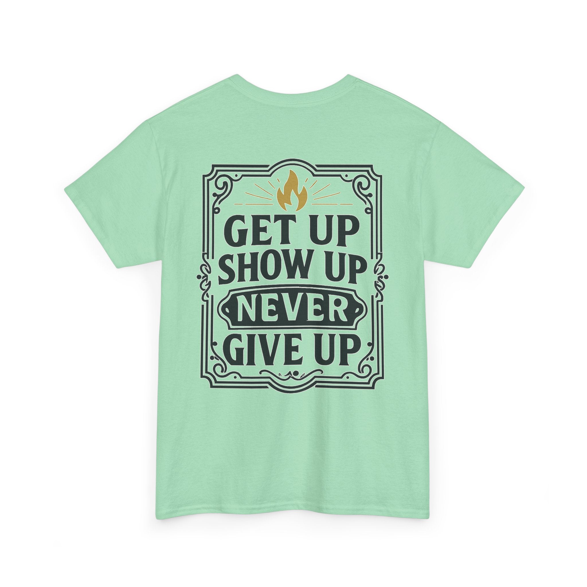 Barbells Over Breakdown. Unisex Heavy Cotton Tee