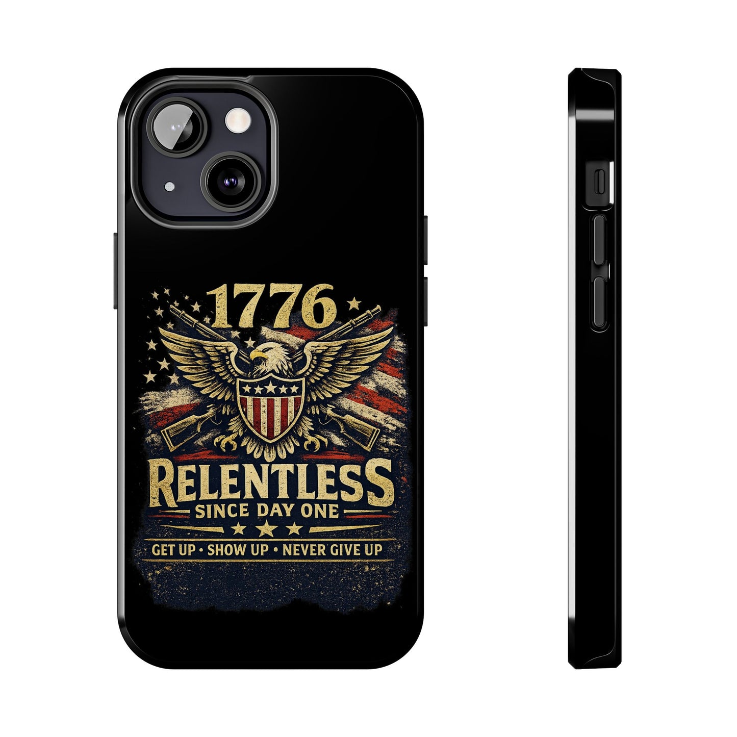 Patriotic 4th of July Tough Phone Case | Shockproof Protective Cover for iPhone & Samsung | USA Independence Day Design
