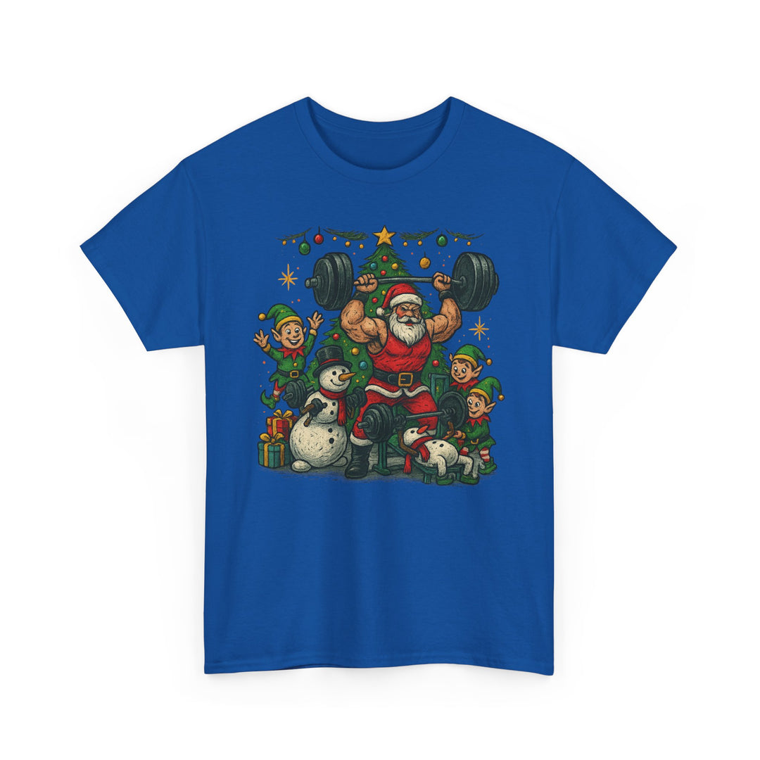 Christmas/Holiday Workout Unisex Heavy Cotton Tee