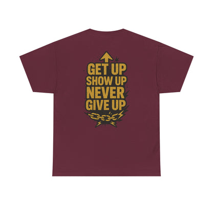 Fall Seven Times, Stand Up Eight. Unisex Heavy Cotton Tee