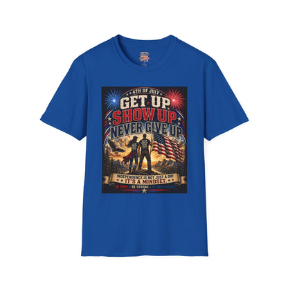 Patriotic 4th of July Unisex T-Shirt | Soft USA Independence Day Tee | American Pride Graphic Shirt for Men & Women