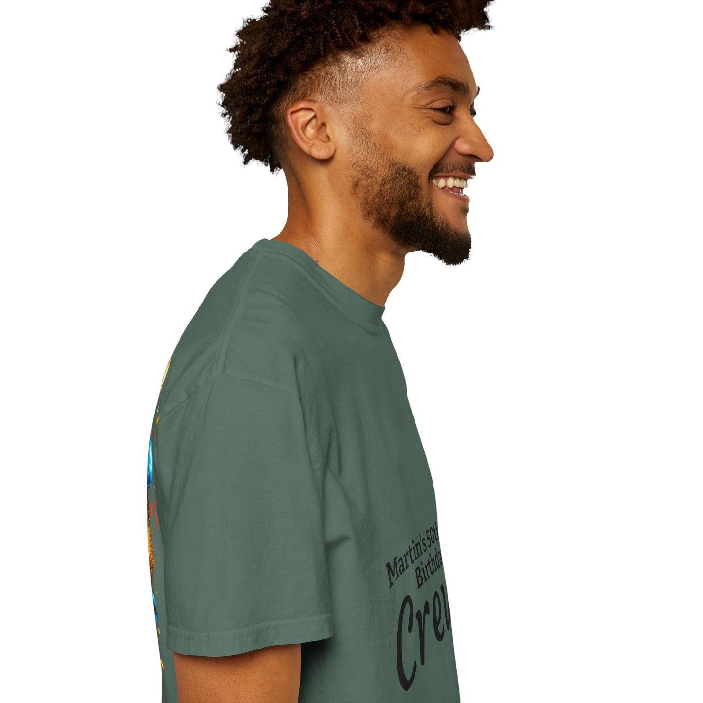Custom Name & Age Birthday Crew T-Shirt – Personalized Group Shirt