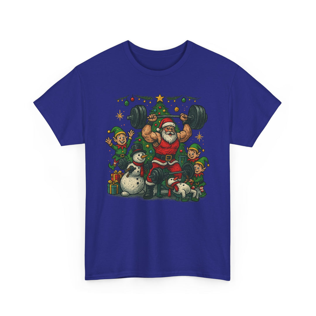 Christmas/Holiday Workout Unisex Heavy Cotton Tee