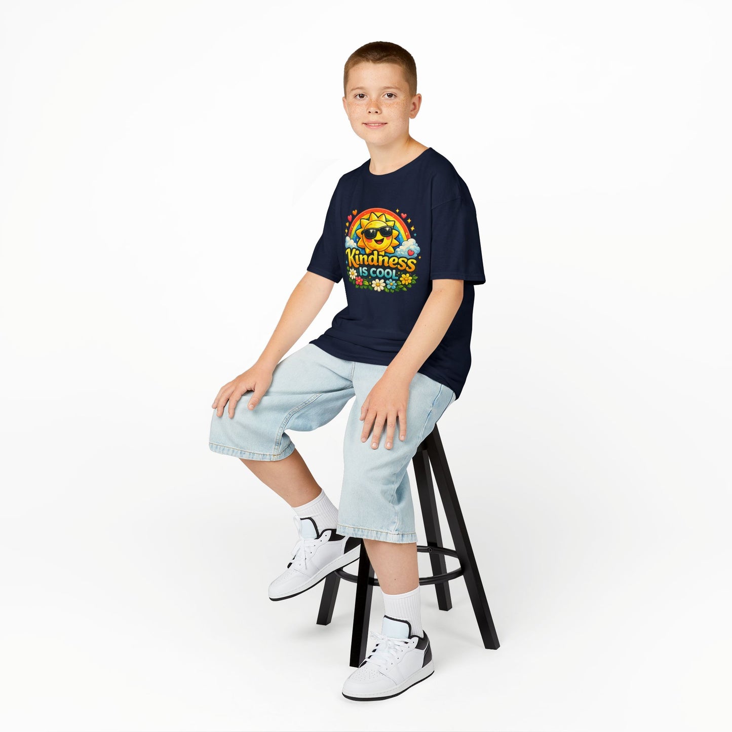 Kids Heavy Cotton™ Tee "Kindness is Cool"