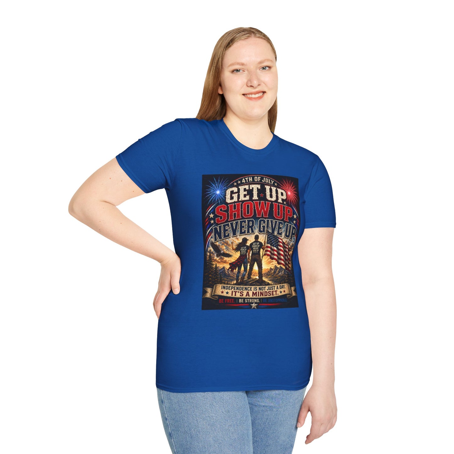 Patriotic 4th of July Unisex T-Shirt | Soft USA Independence Day Tee | American Pride Graphic Shirt for Men & Women