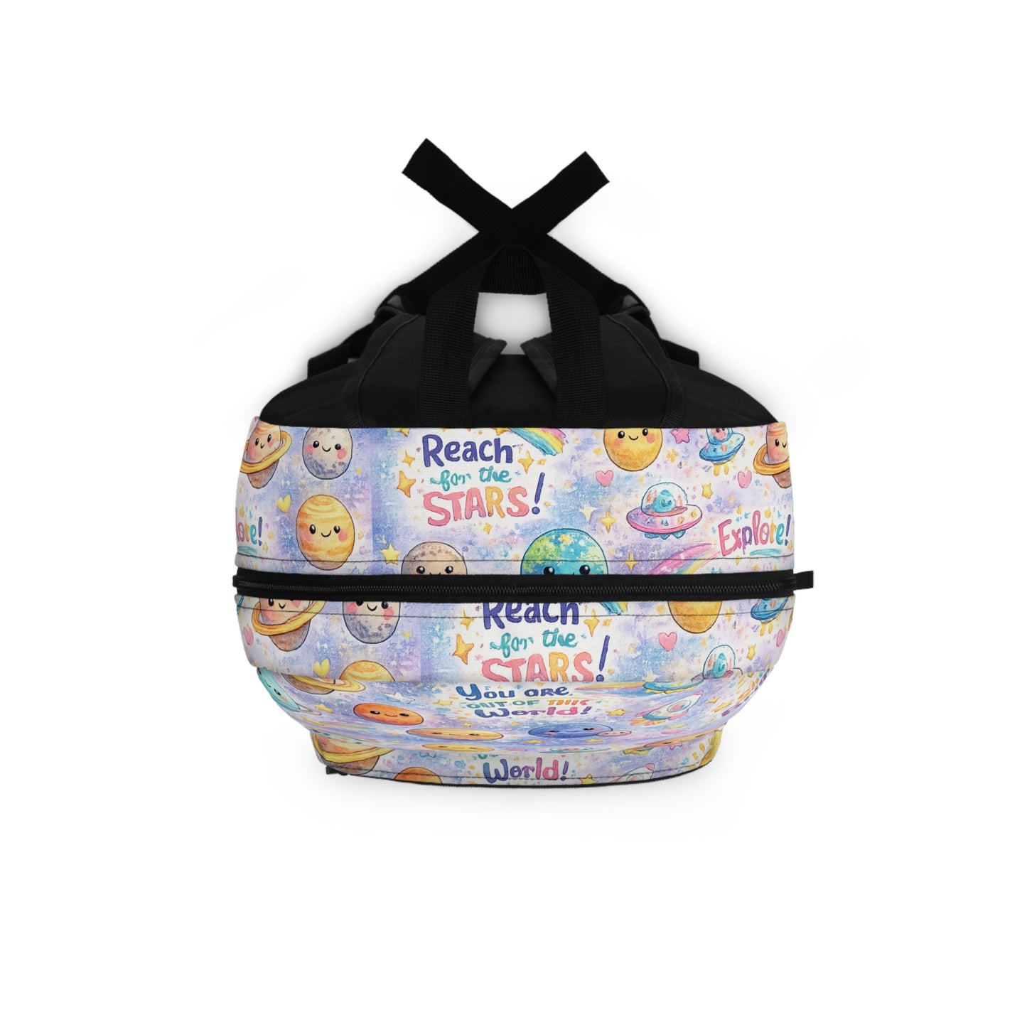 Youth/Kids Motivational Backpack "Reach For the Stars" "Your'e Out of This World"