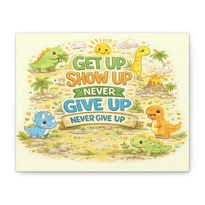 Kids Inspirational Canvas Wall Art – Premium Motivational Canvas Print for Bedroom, Playroom & Nursery Décor