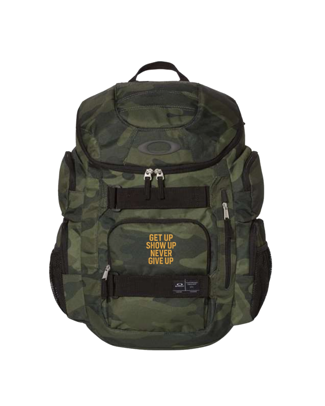 Oakley Enduro 2.0 Backpack, 30L – Embroidered “Get Up Show Up Never Give Up”